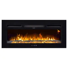 WURDEN - Chimenea Convección EF140FNR Negro