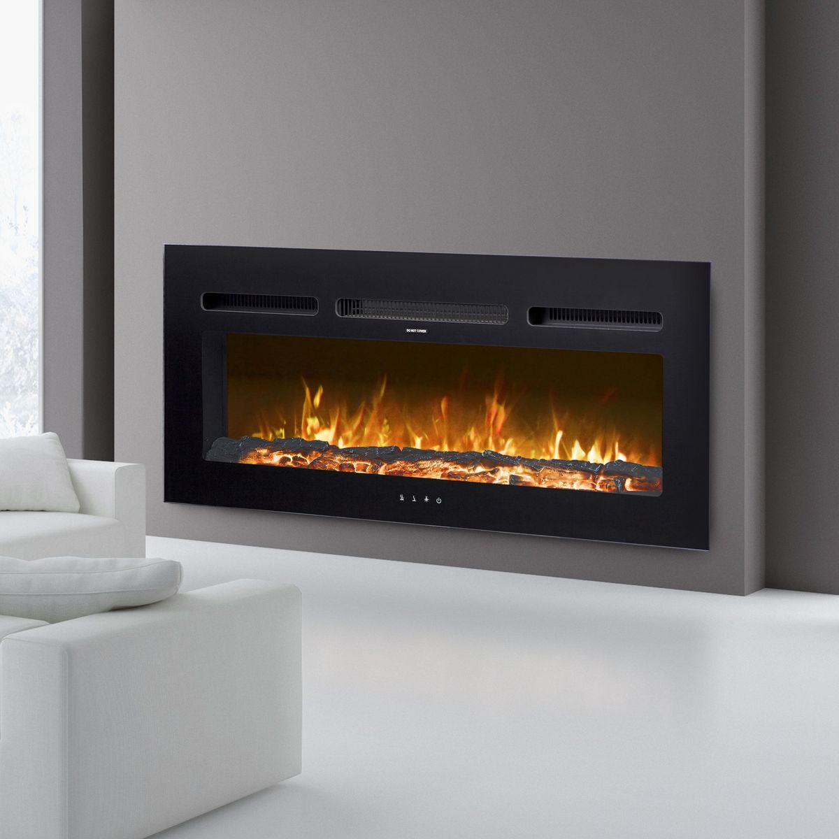 WURDEN - Chimenea Convección EF140FNR Negro