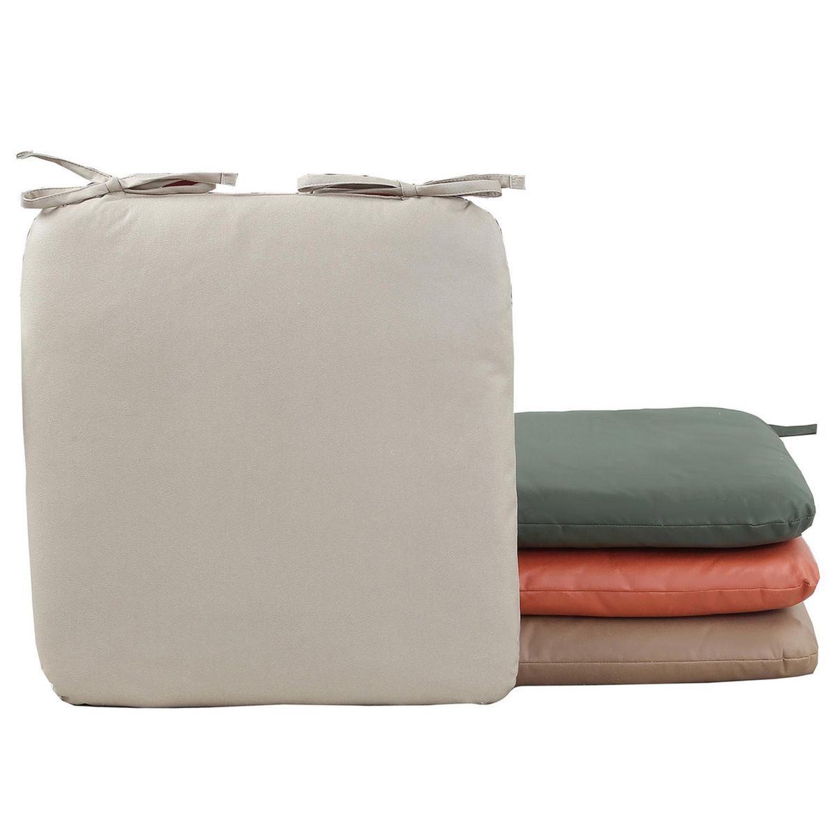 JUST HOME COLLECTION - Cojín silla con Amarras 38x38cm Terracota