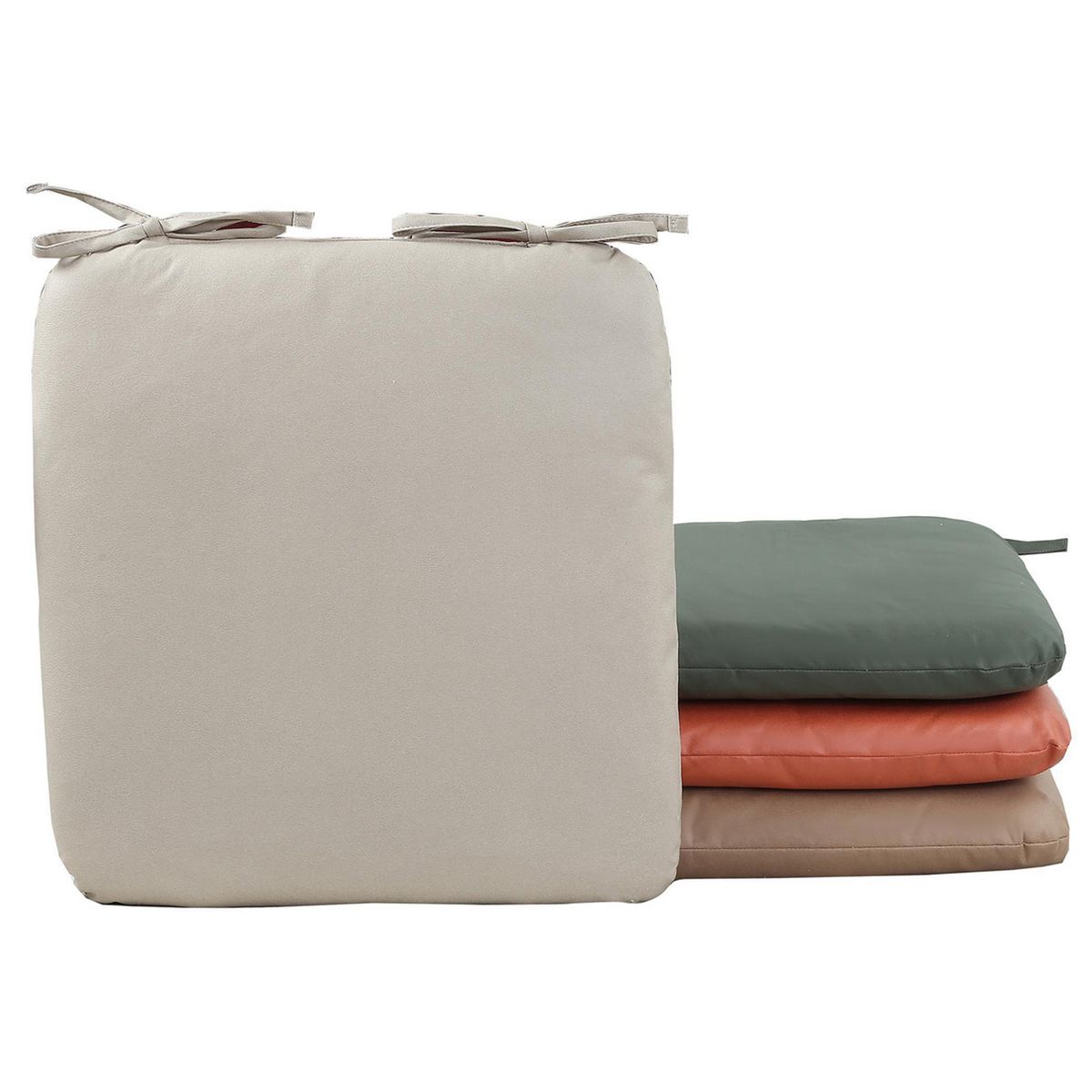 JUST HOME COLLECTION - Cojín silla con Amarras 38x38cm Verde