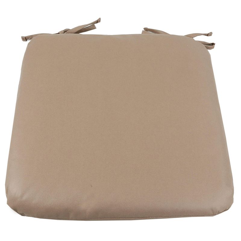 JUST HOME COLLECTION - Cojín silla con Amarras 38x38cm Taupe