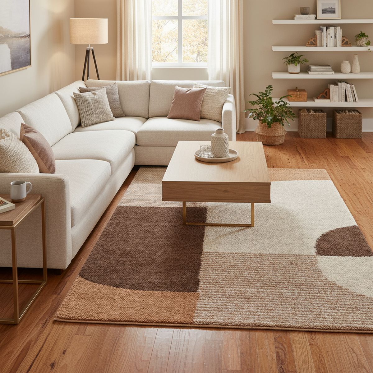 JUST HOME COLLECTION - Alfombra Stella 120x170 cm Polipropileno Café
