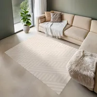 Alfombra Cocoon 120x170 cm Polipropileno Blanco