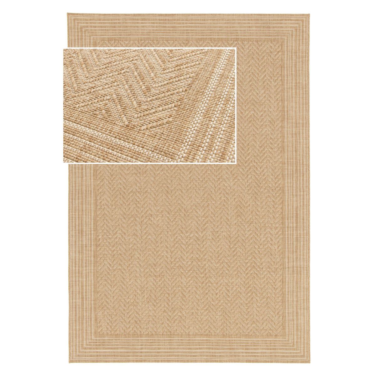 JUST HOME COLLECTION - Alfombra Jack 120x170 cm Polipropileno Arena