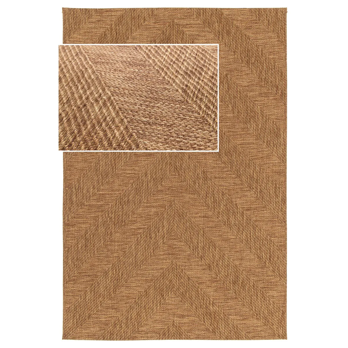 JUST HOME COLLECTION - Alfombra Jack 160x230 cm Polipropileno Café