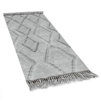 Alfombra Design 60x110 cm Microfibra Gris