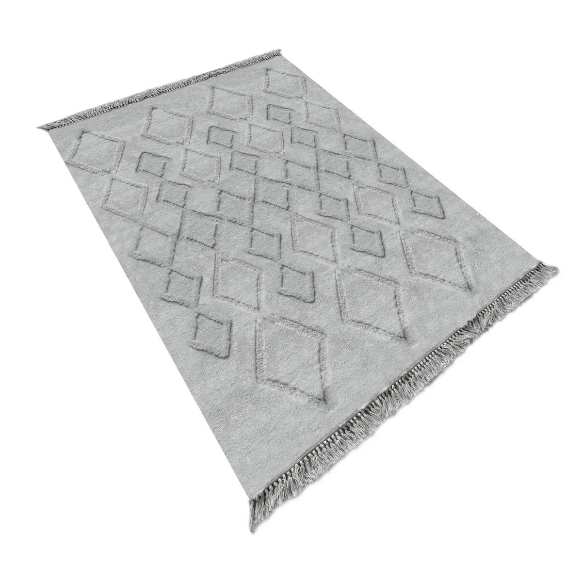 JUST HOME COLLECTION - Alfombra Design 160x230 cm Microfibra Gris