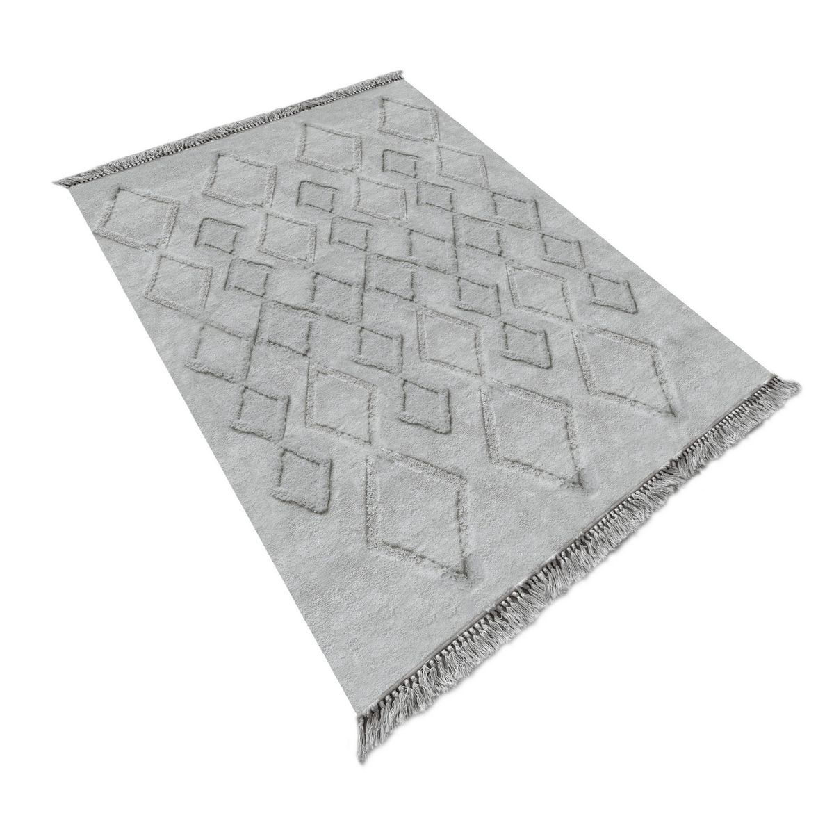JUST HOME COLLECTION - Alfombra Design 160x230 cm Microfibra Gris