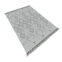 Alfombra Design 160x230 cm Microfibra Gris