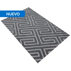 JUST HOME COLLECTION - Alfombra Morgan 120x170 cm Poliéster Gris