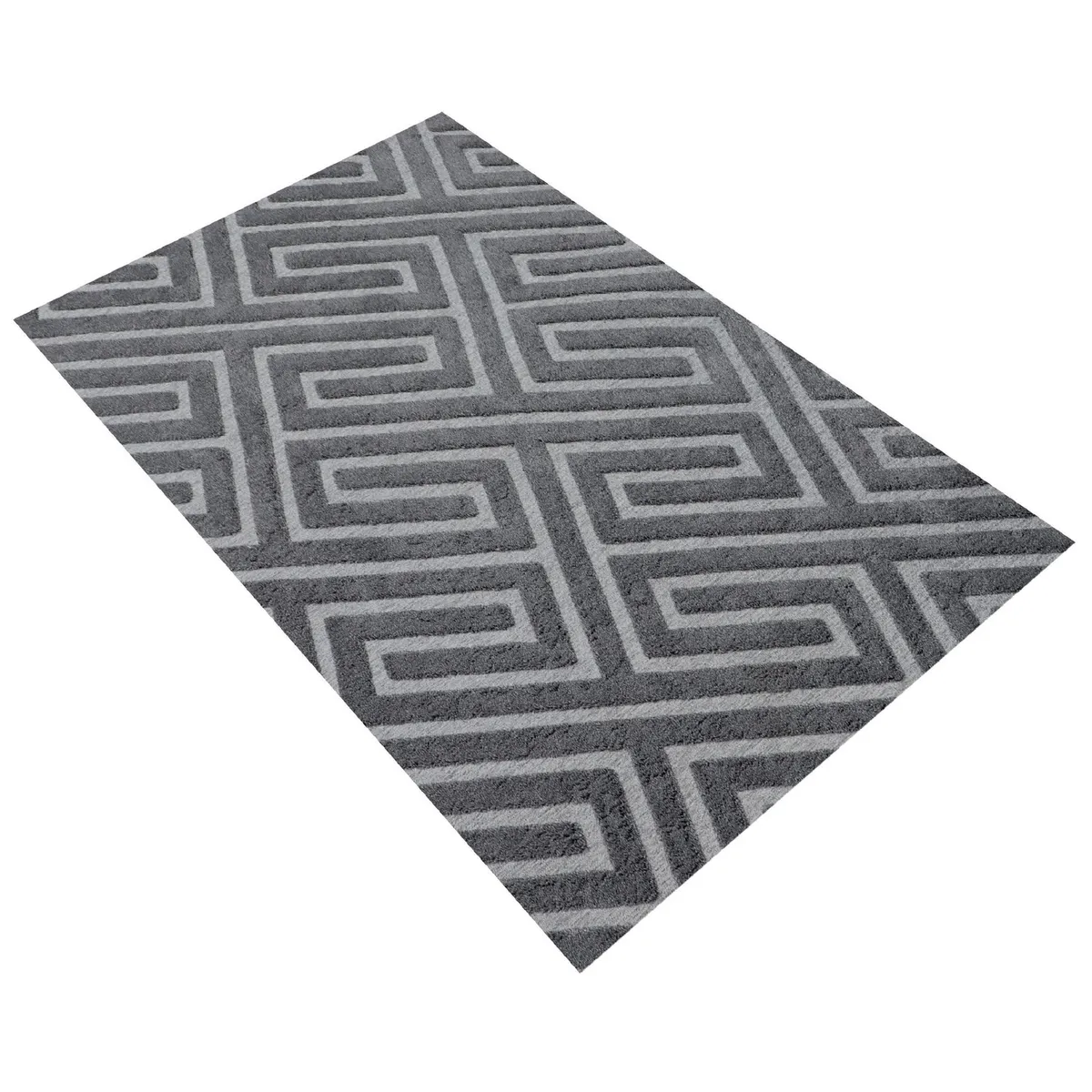 JUST HOME COLLECTION - Alfombra Morgan 120x170 cm Poliéster Gris