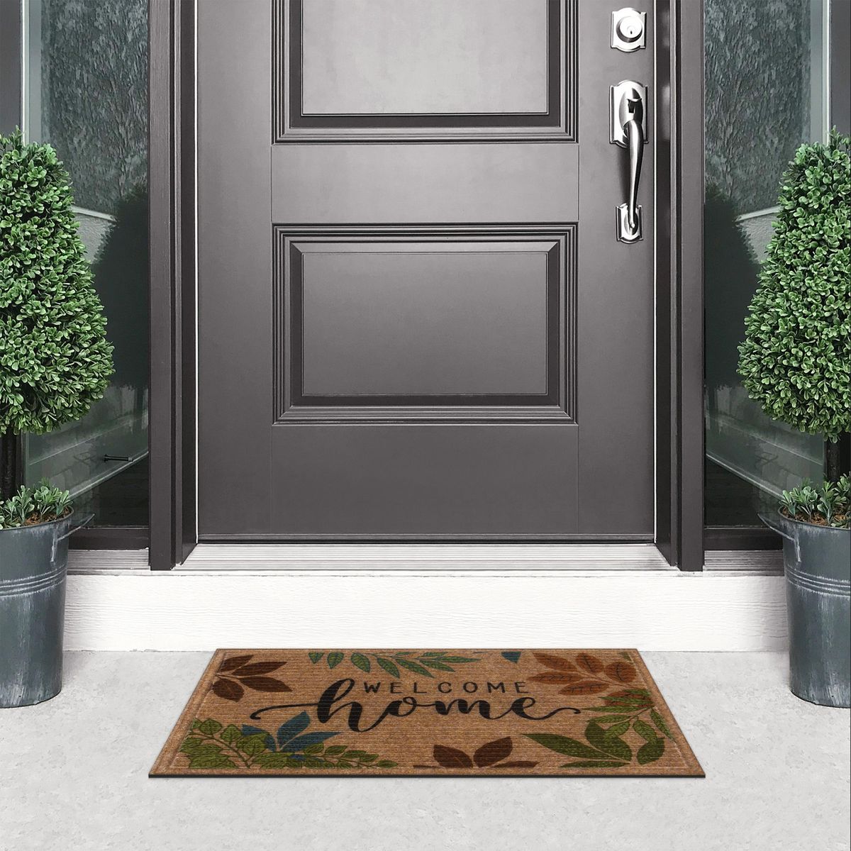 JUST HOME COLLECTION - Limpiapiés Naturelle Welcome 45x75 cm Caucho Multicolor