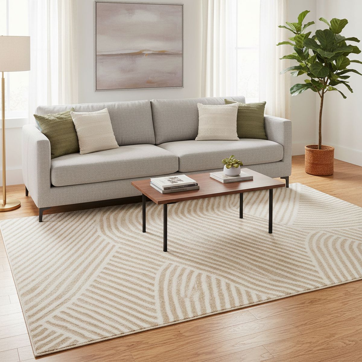 JUST HOME COLLECTION - Alfombra Salamanca 160x235 cm Poliéster Multicolor