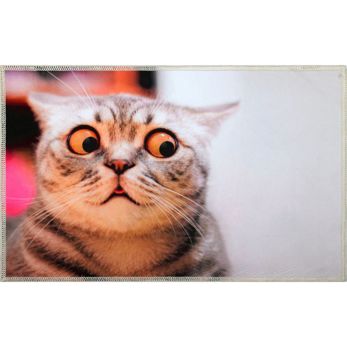 JUST HOME COLLECTION - Limpiapiés Gato sorpresa 50x80 cm Multicolor