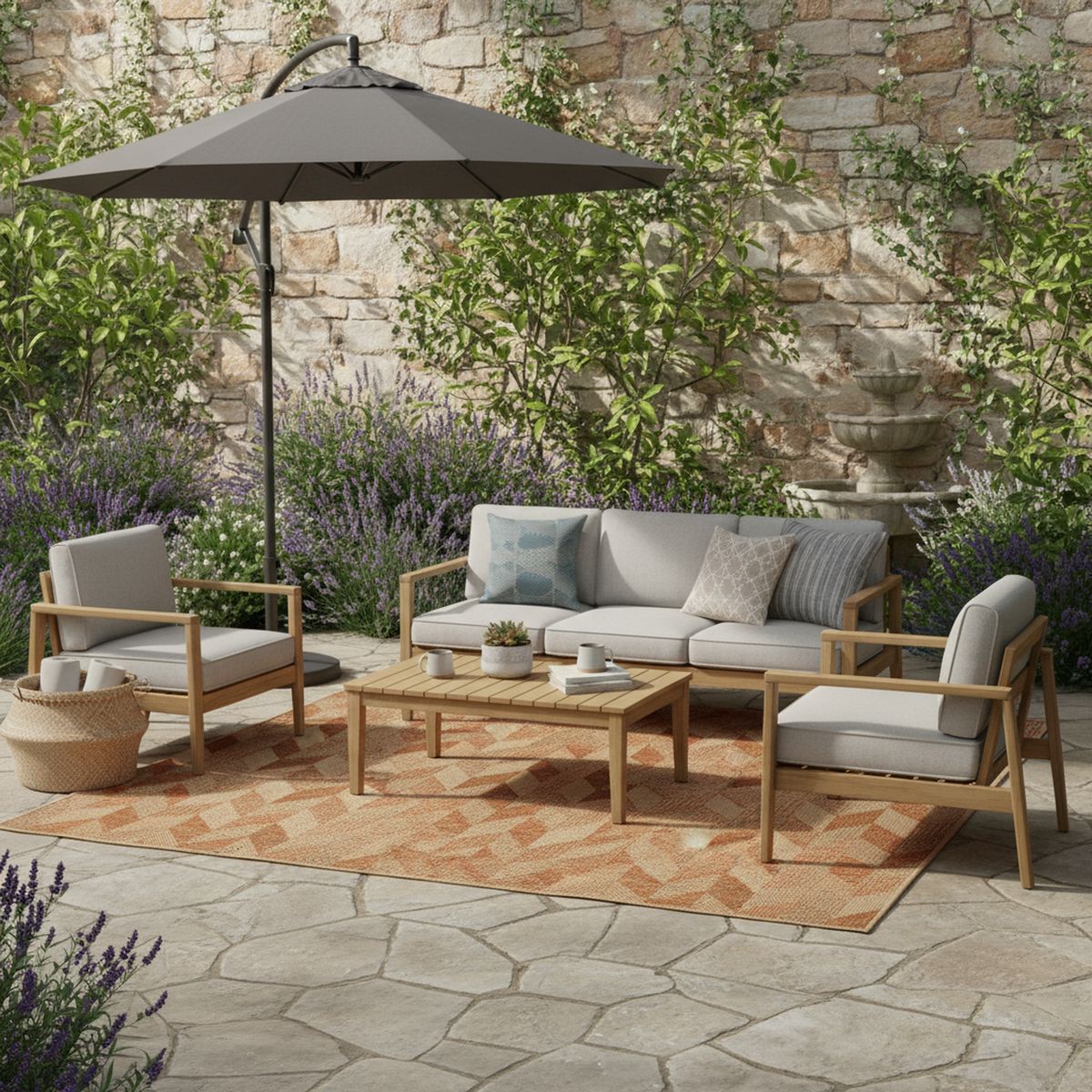 JUST HOME COLLECTION - Alfombra Crete 200x285 cm Multicolor