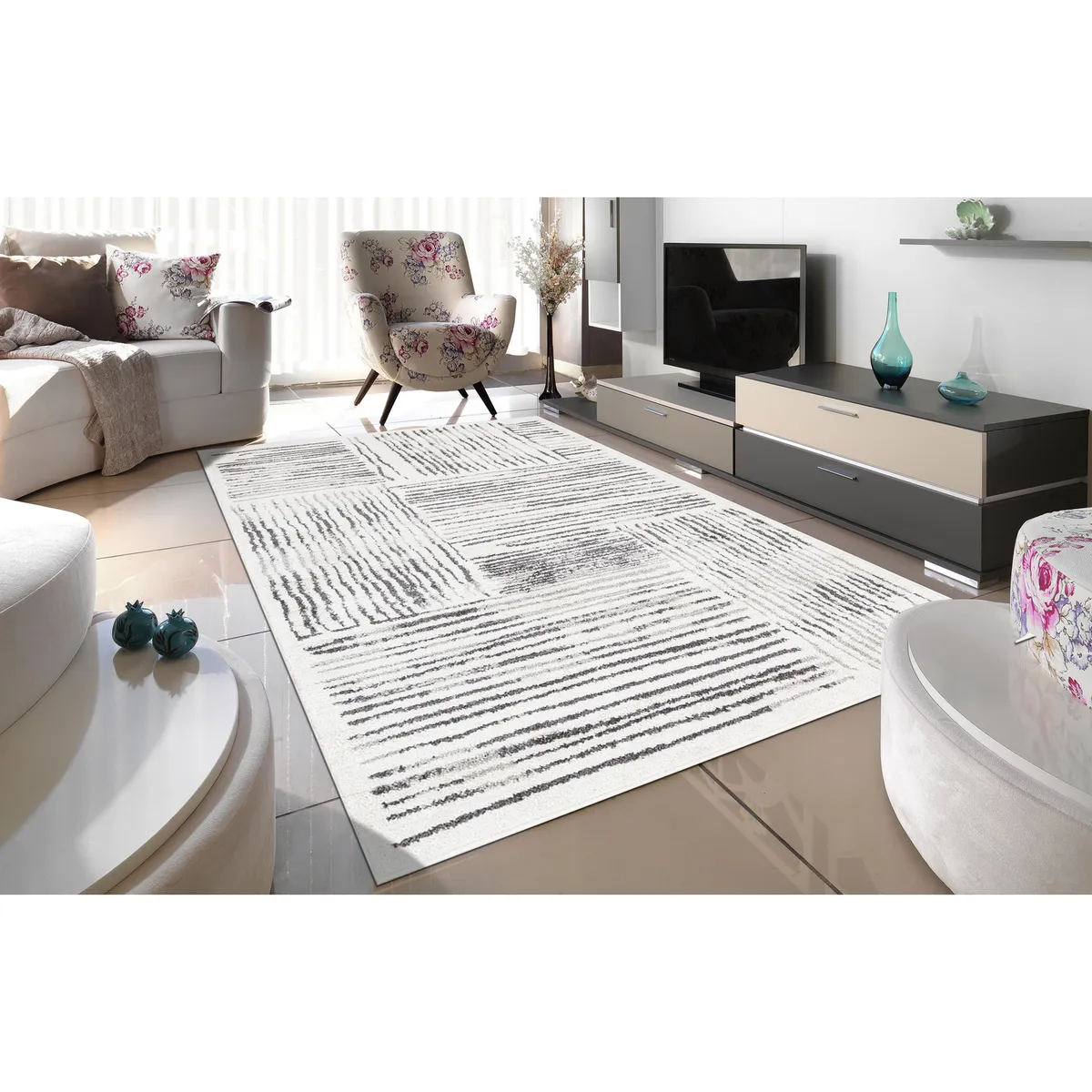 JUST HOME COLLECTION - Alfombra Kigali 160x235 cm Multicolor