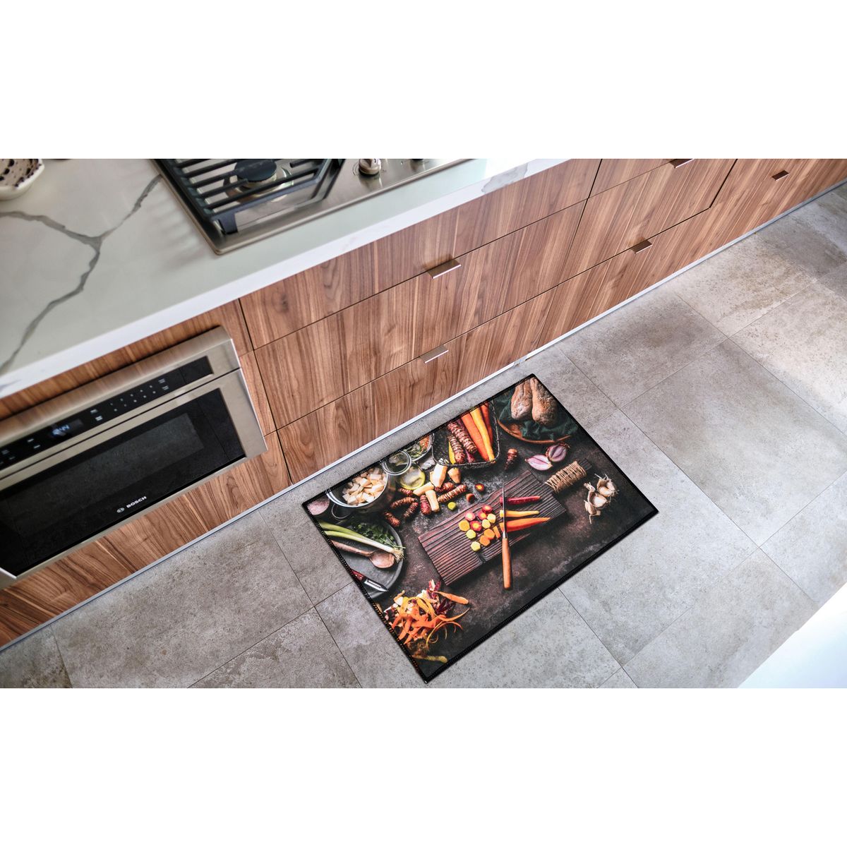 JUST HOME COLLECTION - Limpiapies Verduras 50x80 cm Multicolor