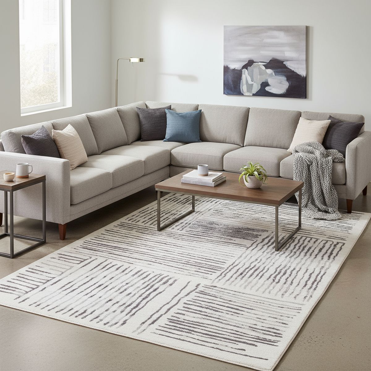 JUST HOME COLLECTION - Alfombra Kigali 200x285 cm Polipropileno Multicolor