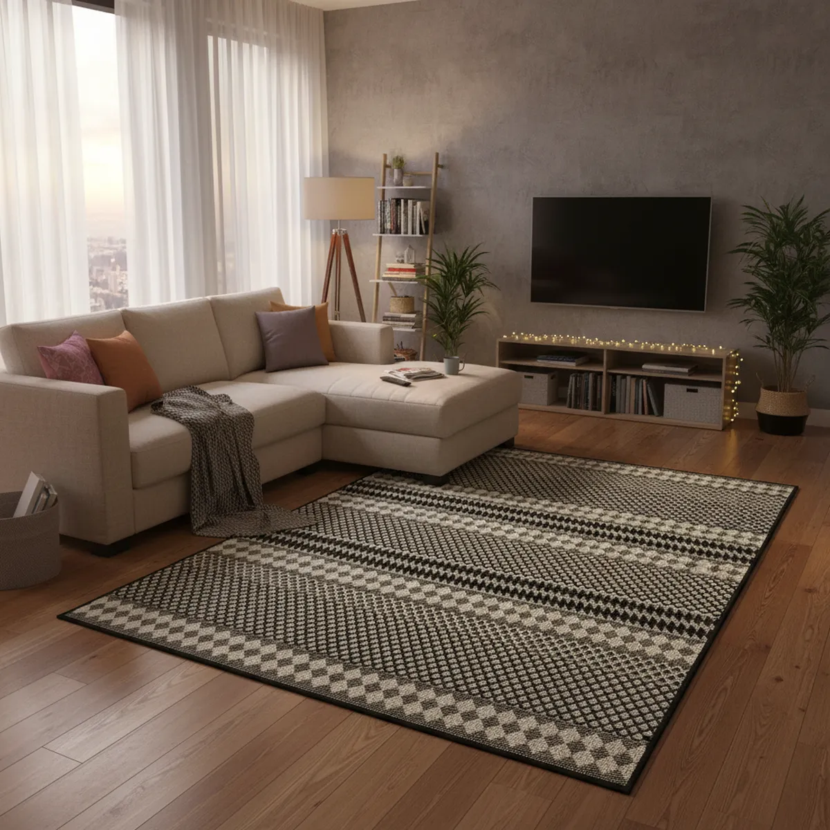 JUST HOME COLLECTION - Alfombra Tio 120x180 cm Multicolor