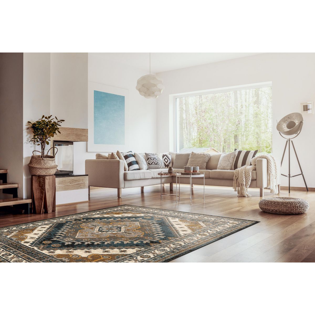 JUST HOME COLLECTION - Alfombra Darly 160x235 cm Multicolor