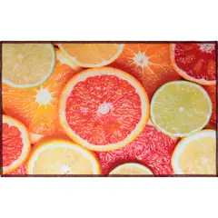 JUST HOME COLLECTION - Limpiapiés Naranja 50x80 cm Multicolor