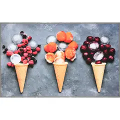 JUST HOME COLLECTION - Limpiapiés Helados 50x80 cm Multicolor