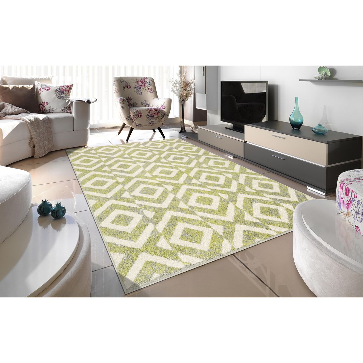 JUST HOME COLLECTION - Alfombra Nouveau 133x190 cm Multicolor