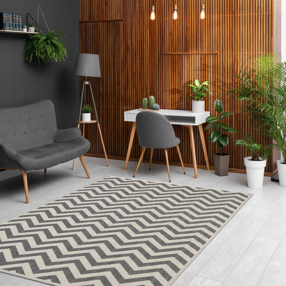 JUST HOME COLLECTION - Alfombra Algodón 133x190 cm Algodón Multicolor