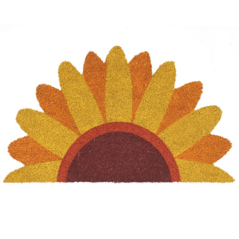 JUST HOME COLLECTION - Limpiapiés Girasol 45x75 cm Amarillo
