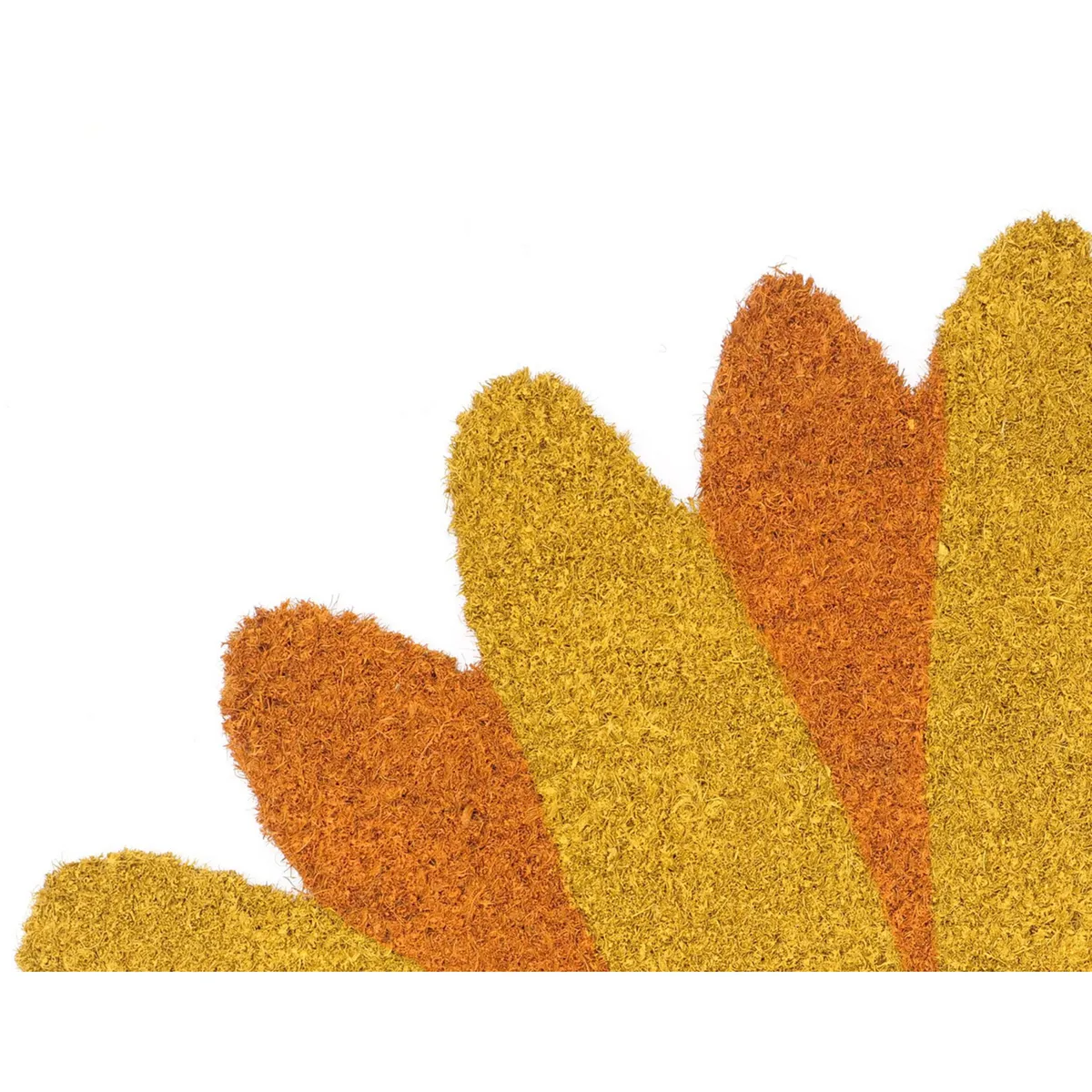 JUST HOME COLLECTION - Limpiapiés Girasol 45x75 cm Amarillo