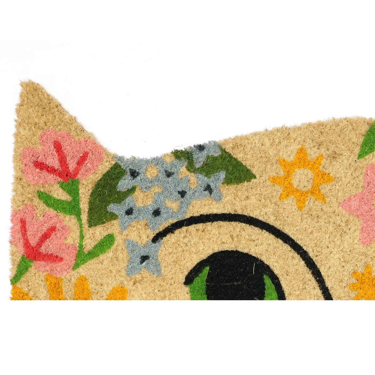 JUST HOME COLLECTION - Limpiapiés Gato Cara 45x75 cm Multicolor