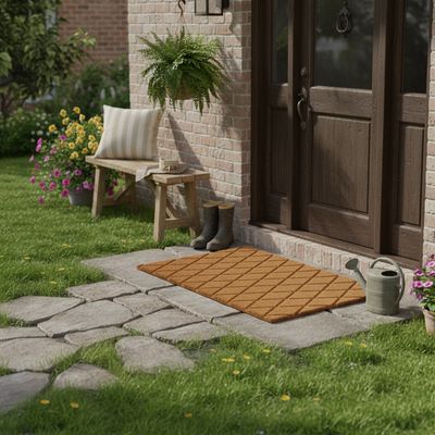 Imagen 2 del producto Limpiapies Debossed 45x75 cm Natural