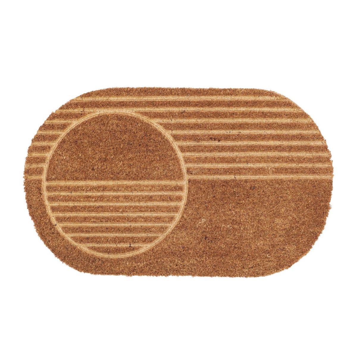 JUST HOME COLLECTION - Limpiapies Oval 45x75 cm Coco Multicolor