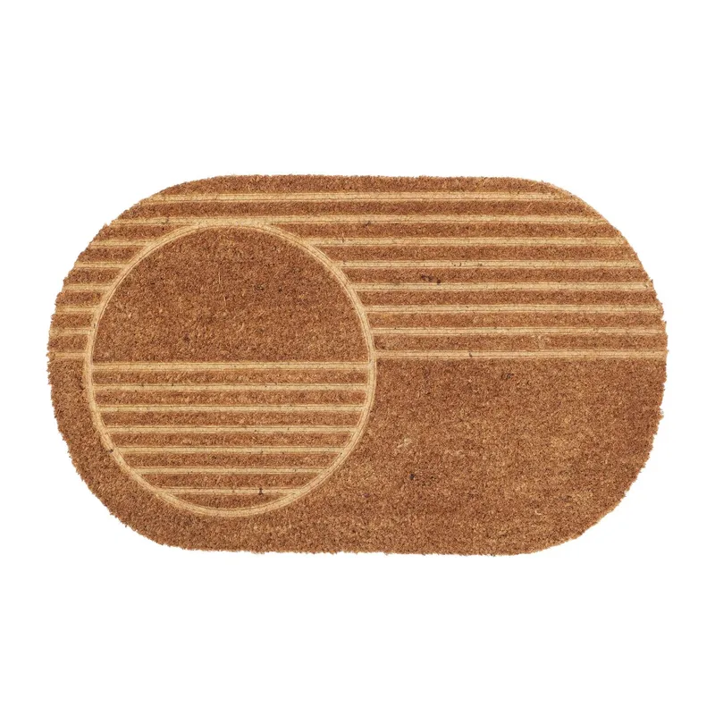 JUST HOME COLLECTION - Limpiapiés Oval 45x75 cm Coco Multicolor