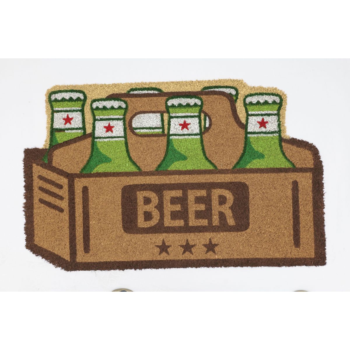 JUST HOME COLLECTION - Limpiapies Beer 45x75 cm Coco Multicolor