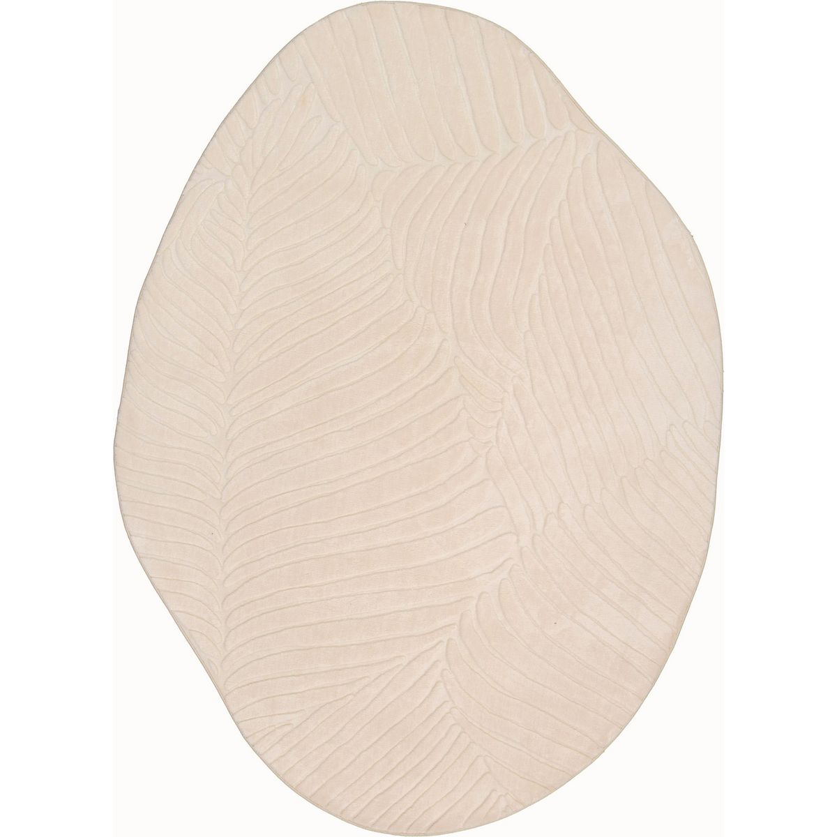 JUST HOME COLLECTION - Alfombra Canyon 160x230 cm Poliéster Crema