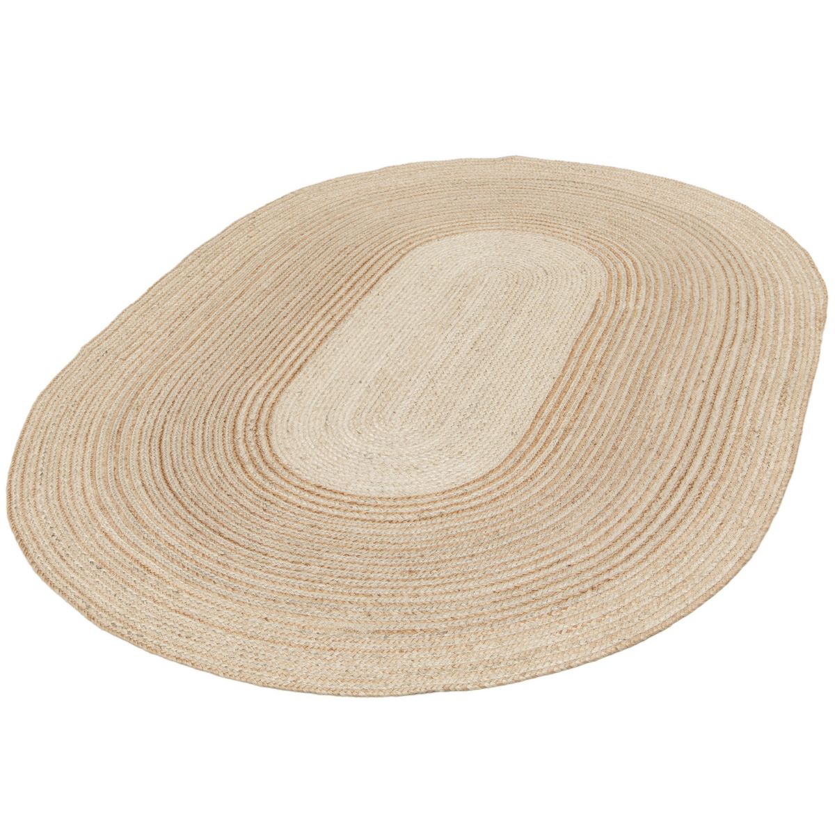 JUST HOME COLLECTION - Alfombra Treccia 120x170 cm Yute Natural