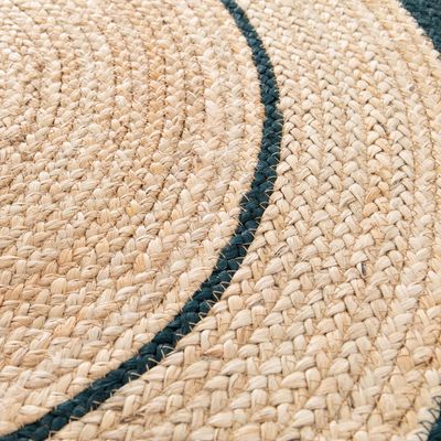 Imagen 2 del producto Alfombra Living Redonda Yute Yute Linea Azulino