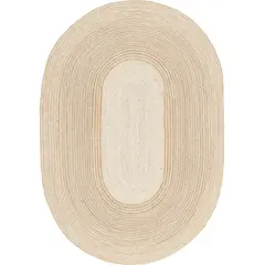 JUST HOME COLLECTION - Alfombra Treccia 160x230 cm Yute Natural