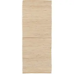 JUST HOME COLLECTION - Alfombra Pasillo Rewind 50x200 cm Yute Natural