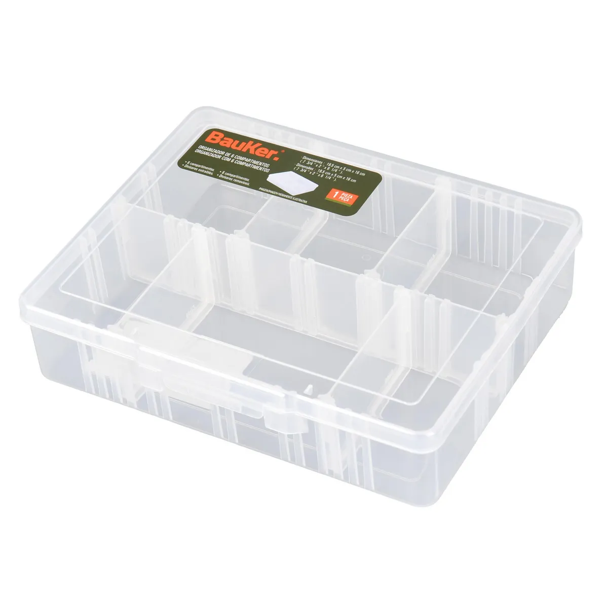BAUKER - Organizador de 6 compartimientos