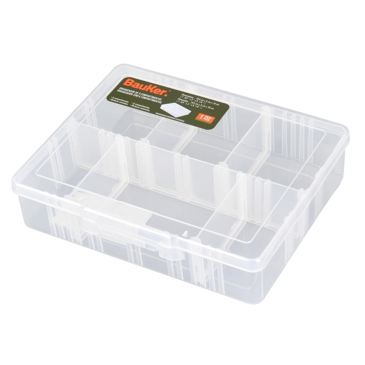 BAUKER - Organizador de 6 compartimientos