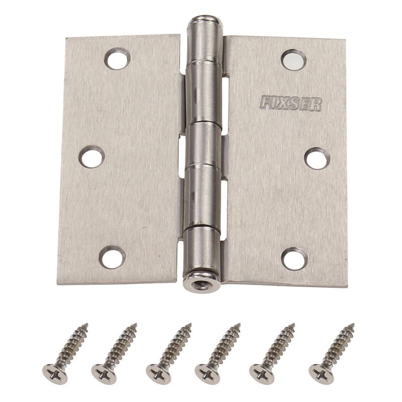 FIXSER - Bisagra 3x3" gris