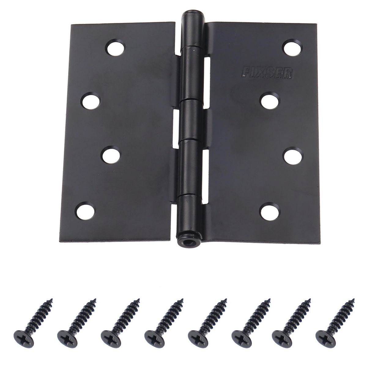 FIXSER - Bisagra 4x4" negro