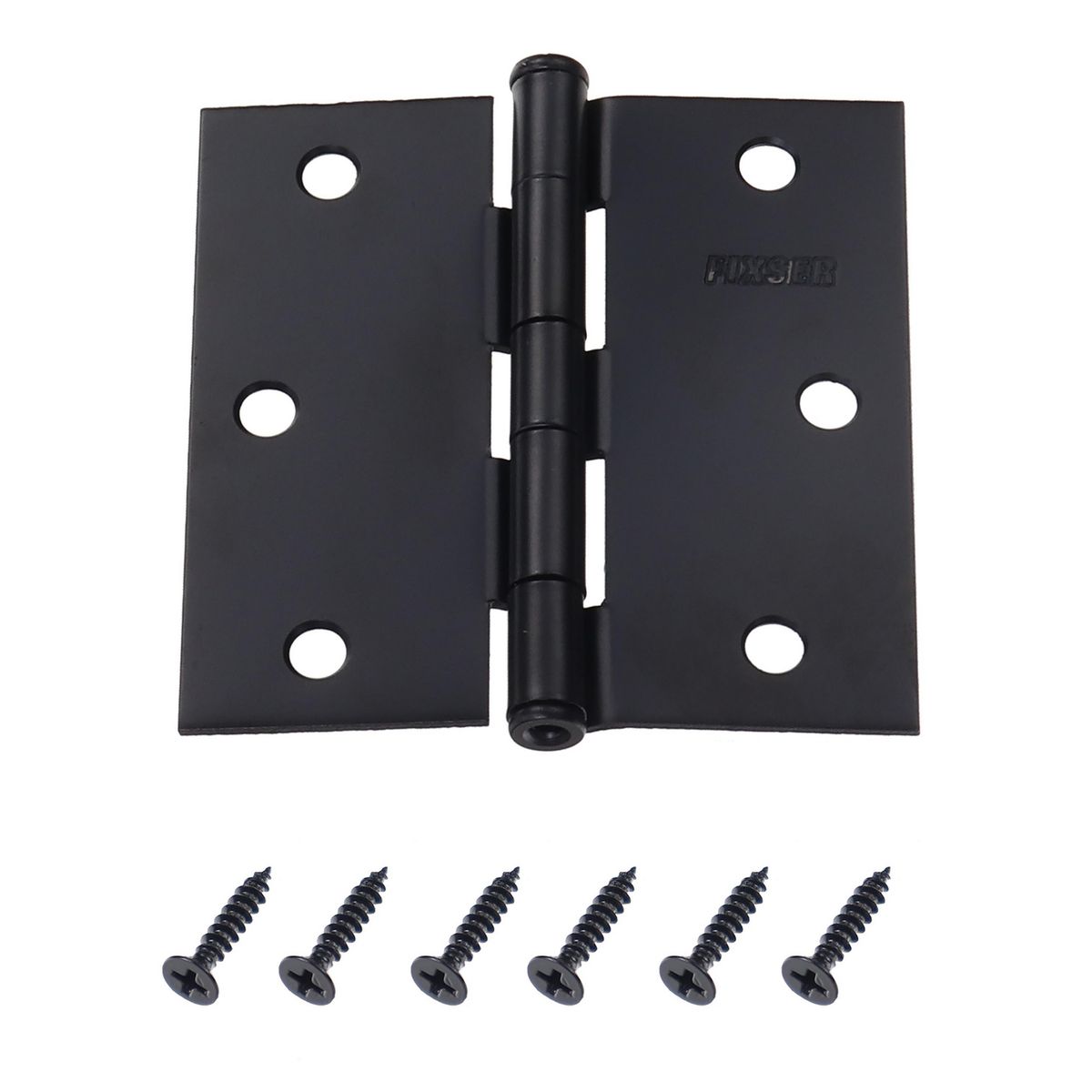 FIXSER - Bisagra 3,5x3,5" negro