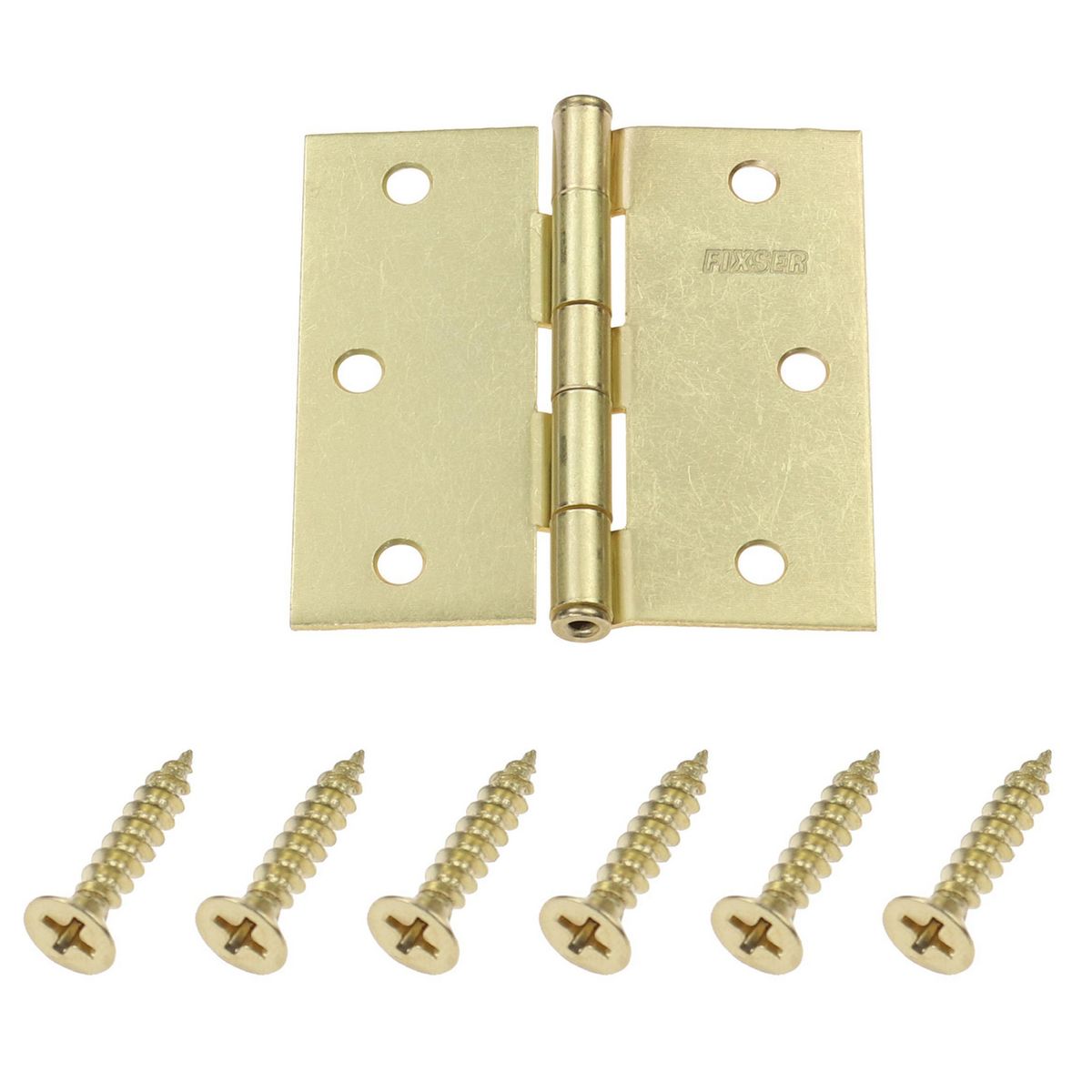 FIXSER - Bisagra 3,5x3,5" bronce