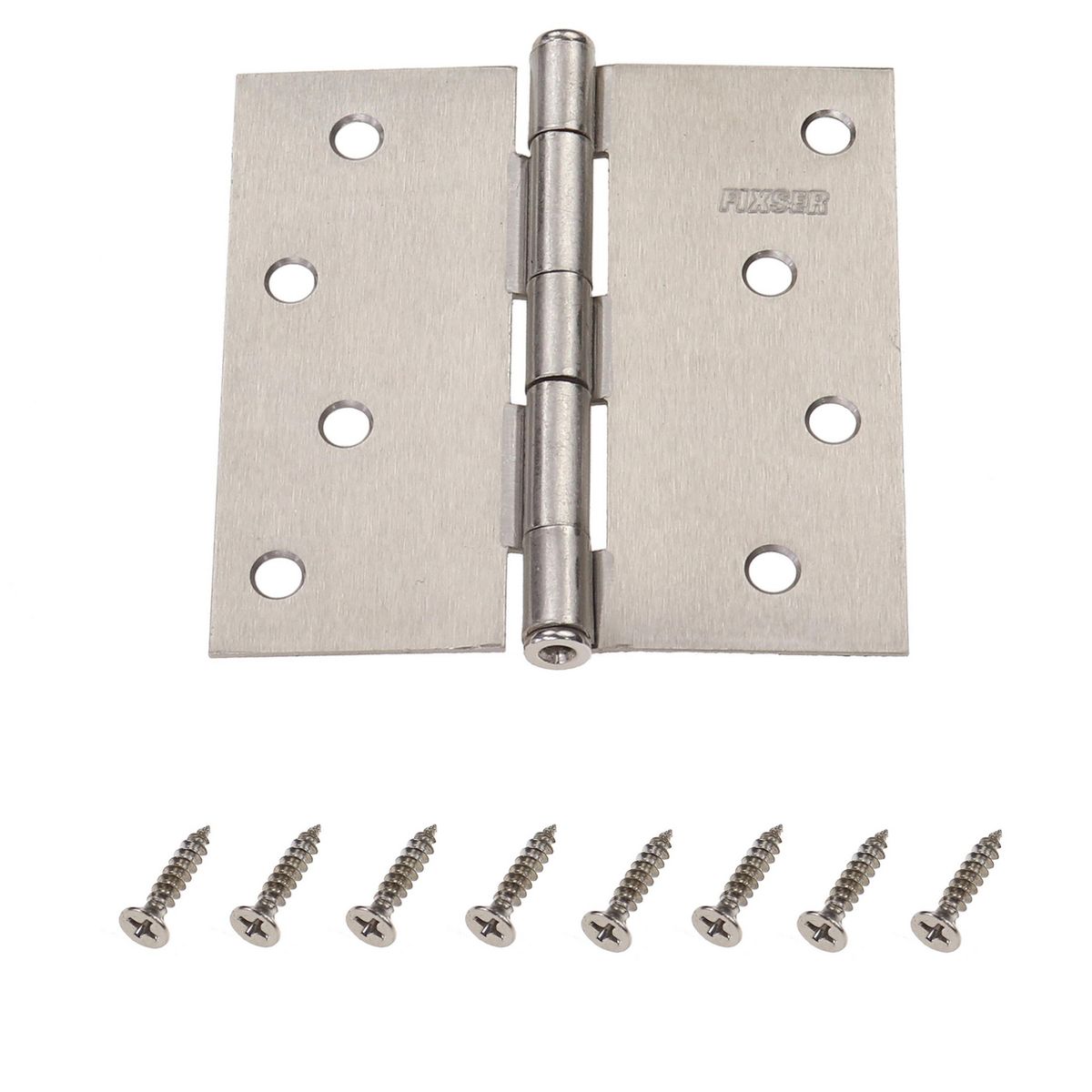 FIXSER - Bisagra 4x4" gris