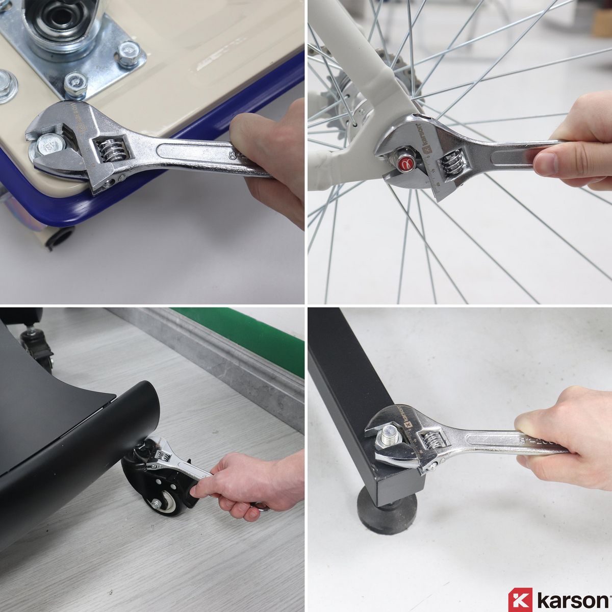 KARSON - Set de llaves punta corona 8 unidades Metric