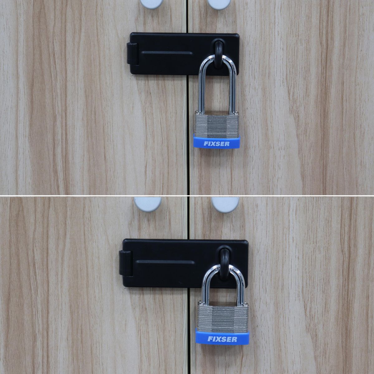 FIXSER - Pack 2 candados laminados con clave