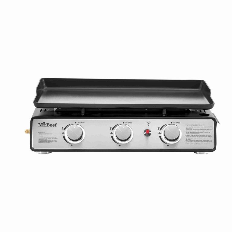 Plancha a Gas 3 Quemadores Portátil